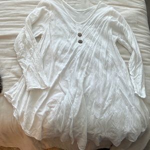 White Beach Cover Up